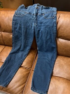 Blue Spice Dark Blue Straight Leg Women's Jeans